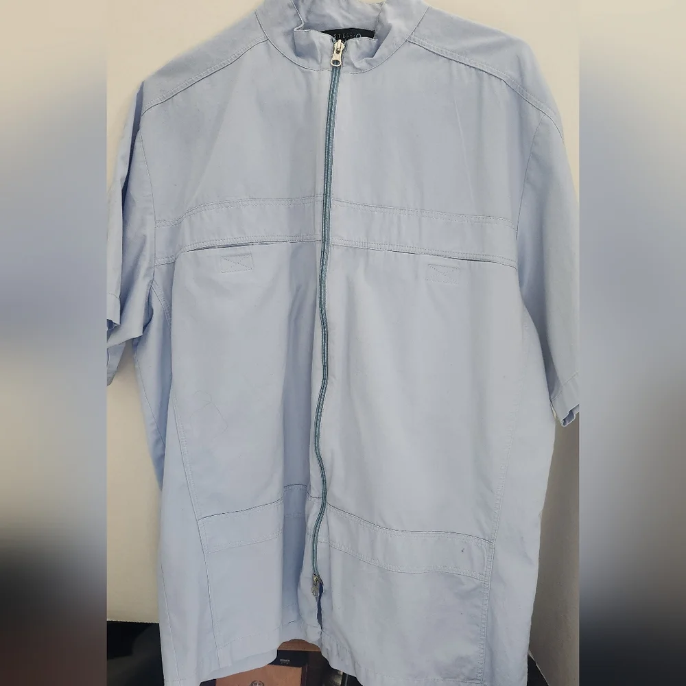Pastelli Men's Medical Full Zip Large Top - Picture 2 of 13